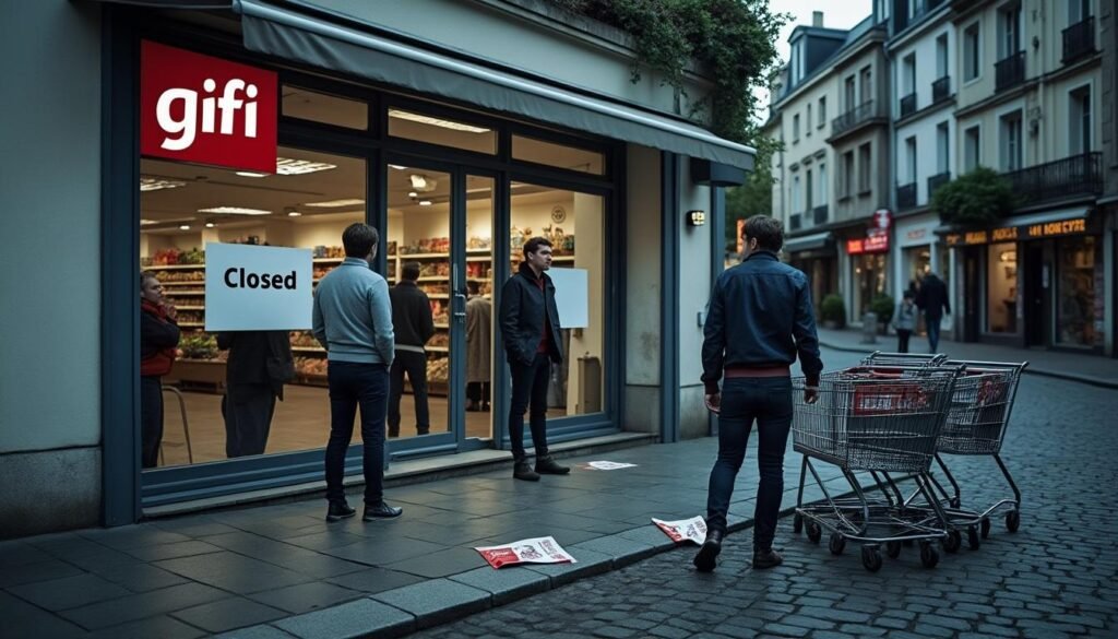 gifi annonce la fermeture de plusieurs de ses magasins en france, entraînant la suppression de centaines d'emplois. découvrez les raisons derrière cette décision et son impact sur l'emploi et le secteur du commerce.